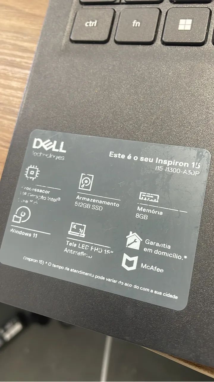 Vende-se Notebook DELL Inspiron 15 - Foto 3