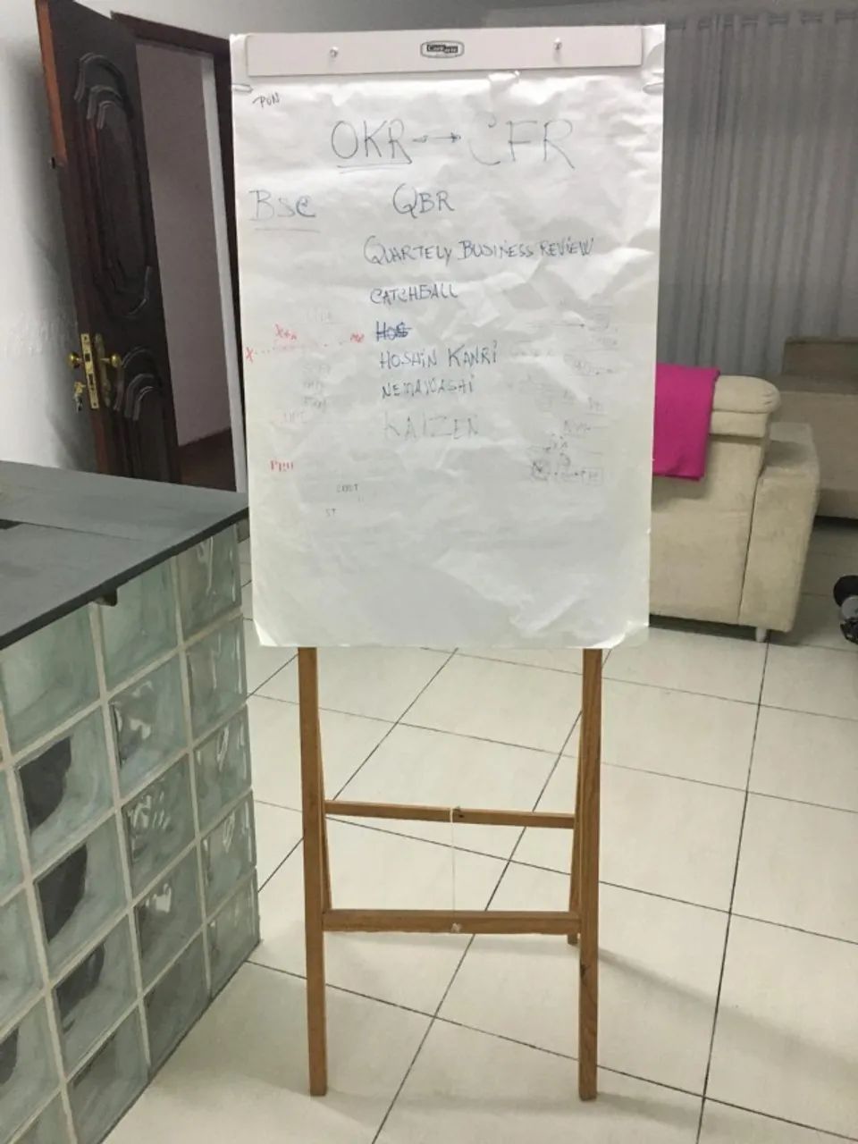 Cavalete Flipchart de Madeira Pinus 1,5m - Foto 2