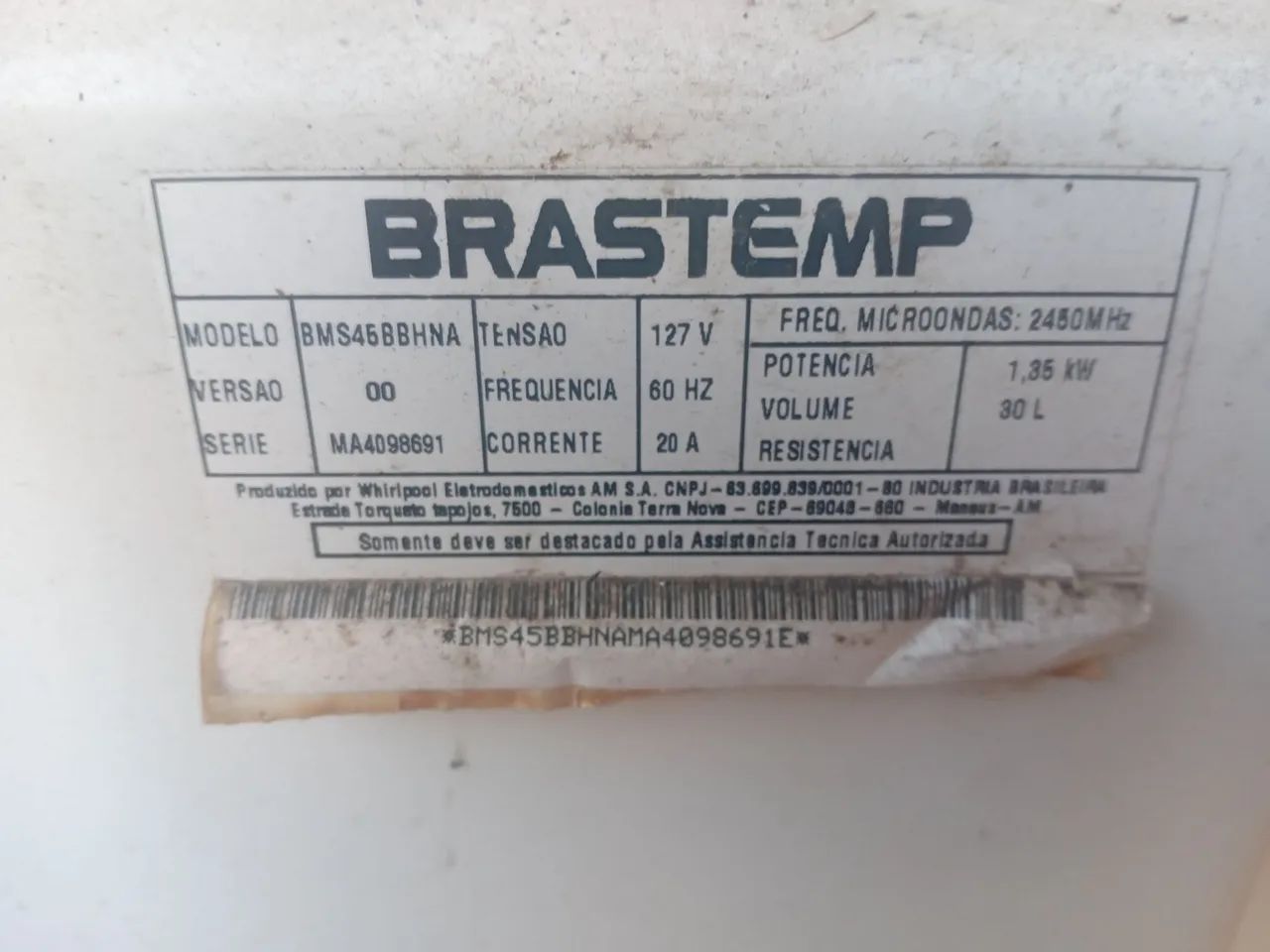Micro-ondas Brastemp ative 30L (com defeito) - Foto 4