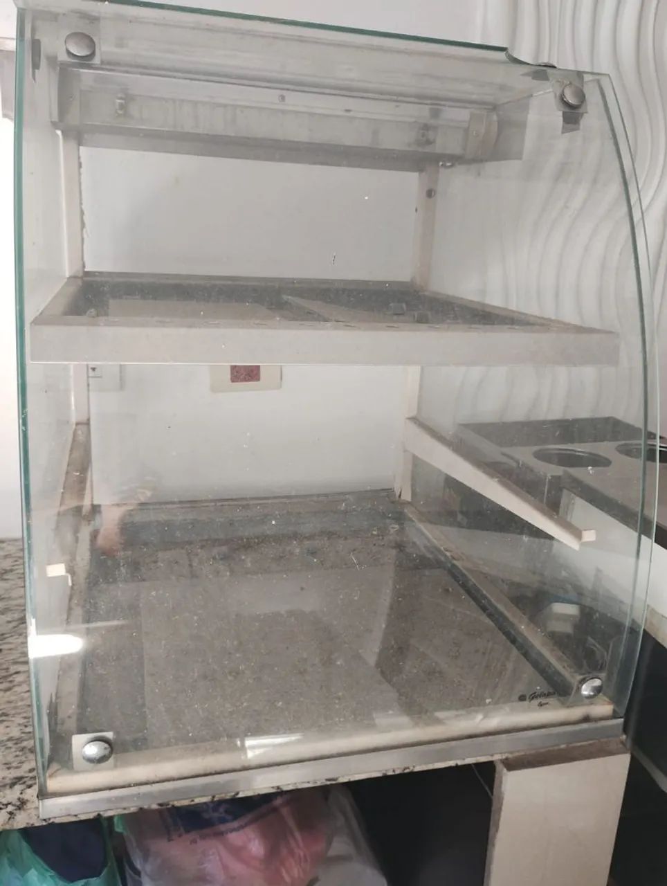 Estufa de vidro linda para lanchonete 