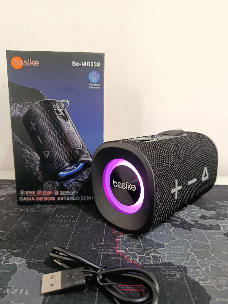 Caixa de som Basike original 20W via Bluetooth  / OFERTA IMPERDÍVEL 