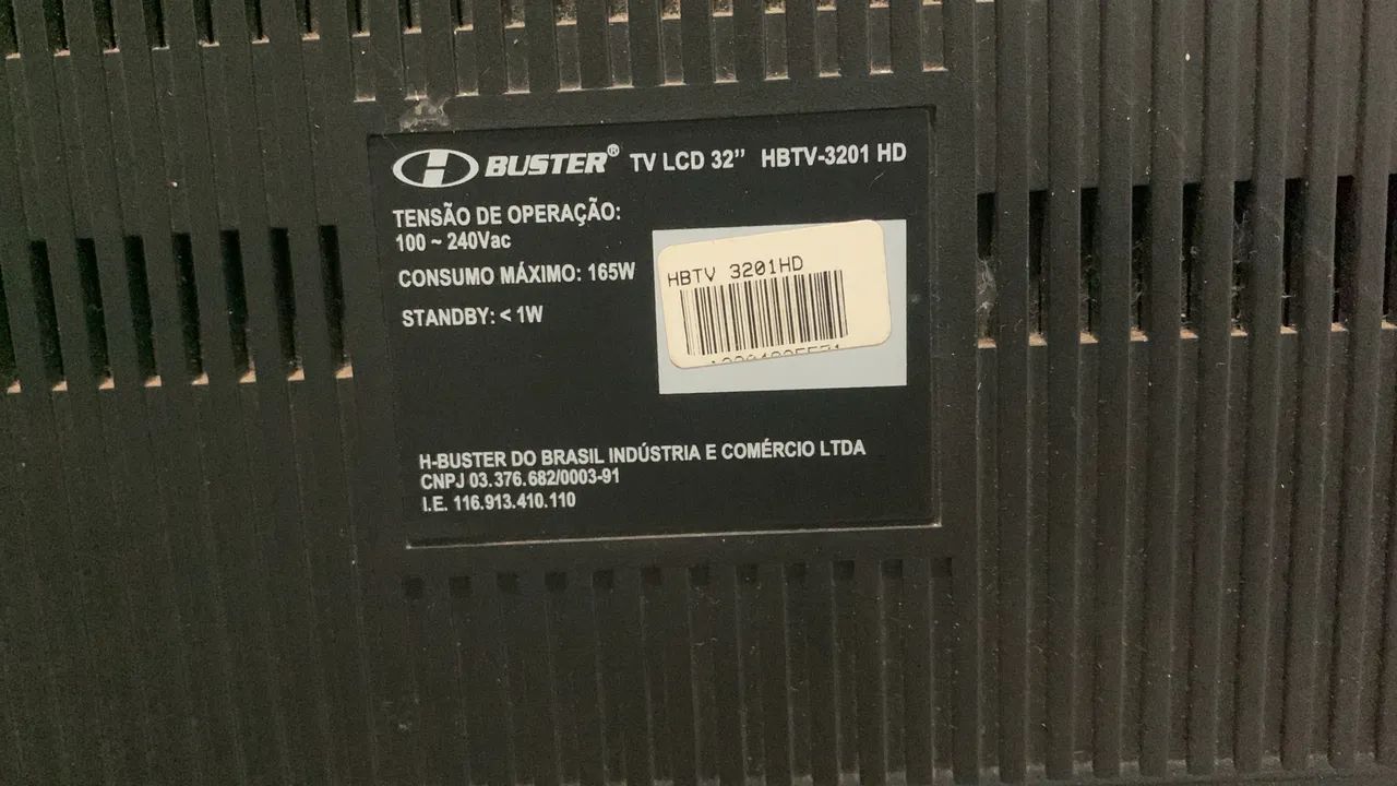 Vendo Tv H-Buster 32 polegadas 