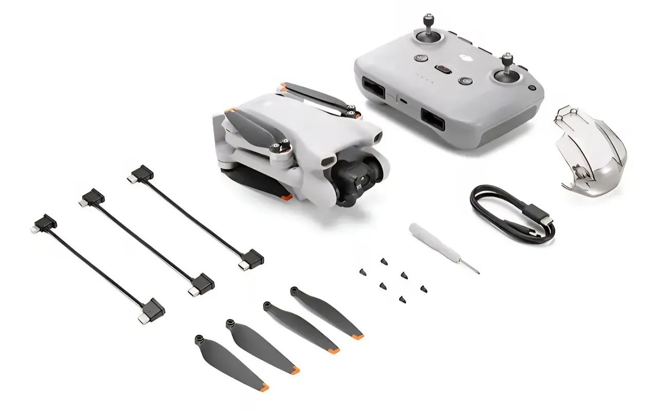 Drone Dji Mini 3 4K com 1 bateria + controle + bolsa - Foto 3