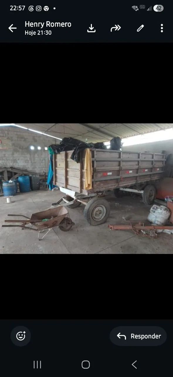 Carroção para trator