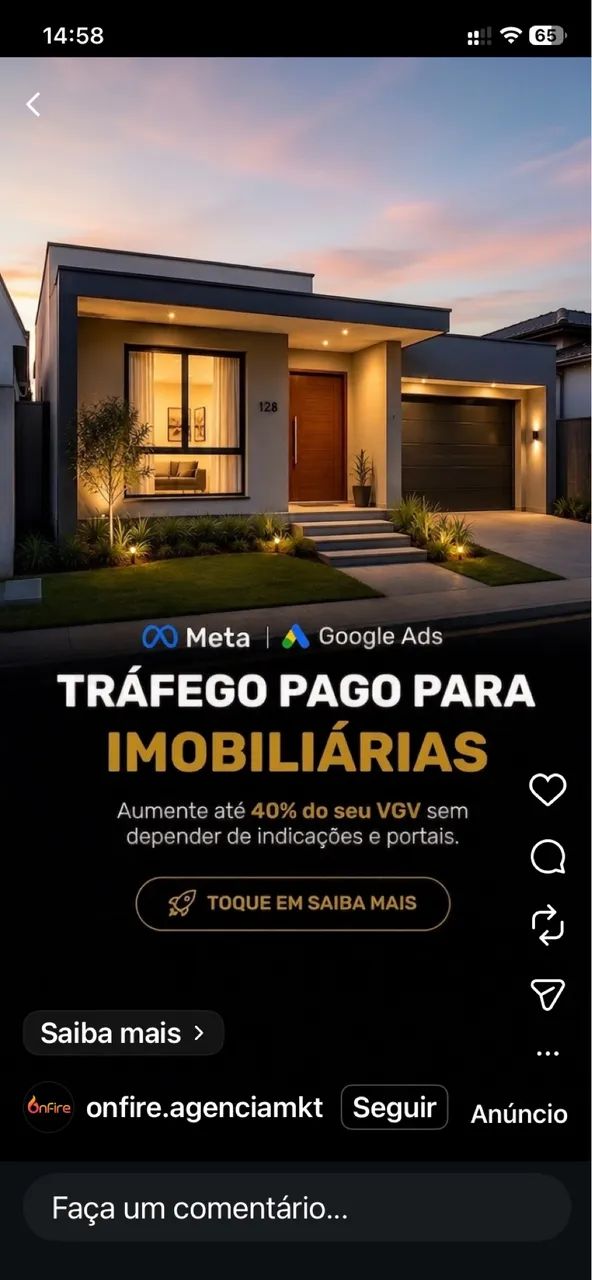 Tráfego pago para imobiliária ou corretor