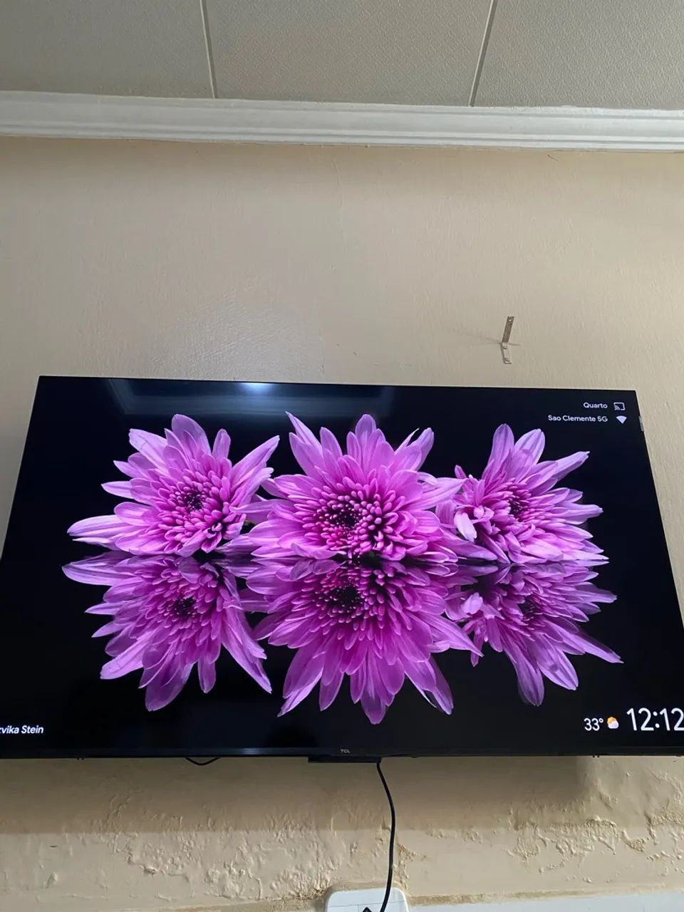 Smart/Google TV TCL 4K QLED UHD 50" Polegadas Preta - Foto 3