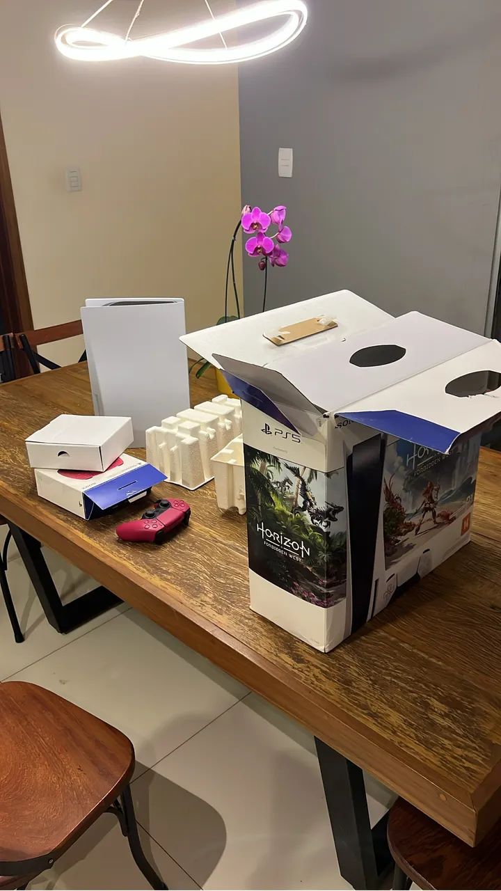 PS5 + 3 JOGOS  - Foto 5