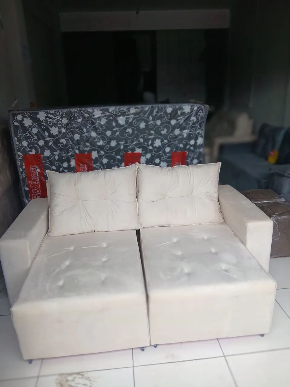 SOFA RETRÁTIL E RECLINAVEL (MOSTRUÁRIO) - Foto 5