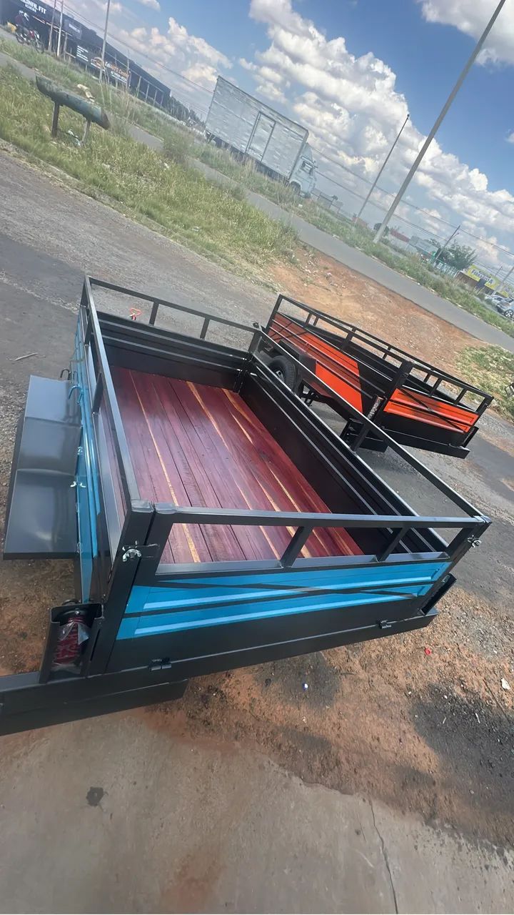 Carretinha padrão 2x1.20 a pronta entrega  - Foto 3