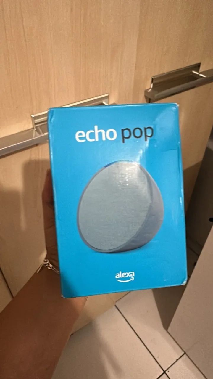 Alexa - Echo Pop - Azul (Smart/Caixa de som)