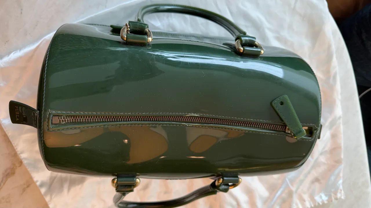 Bolsa Furla Candy Bag Original Verde - Foto 4
