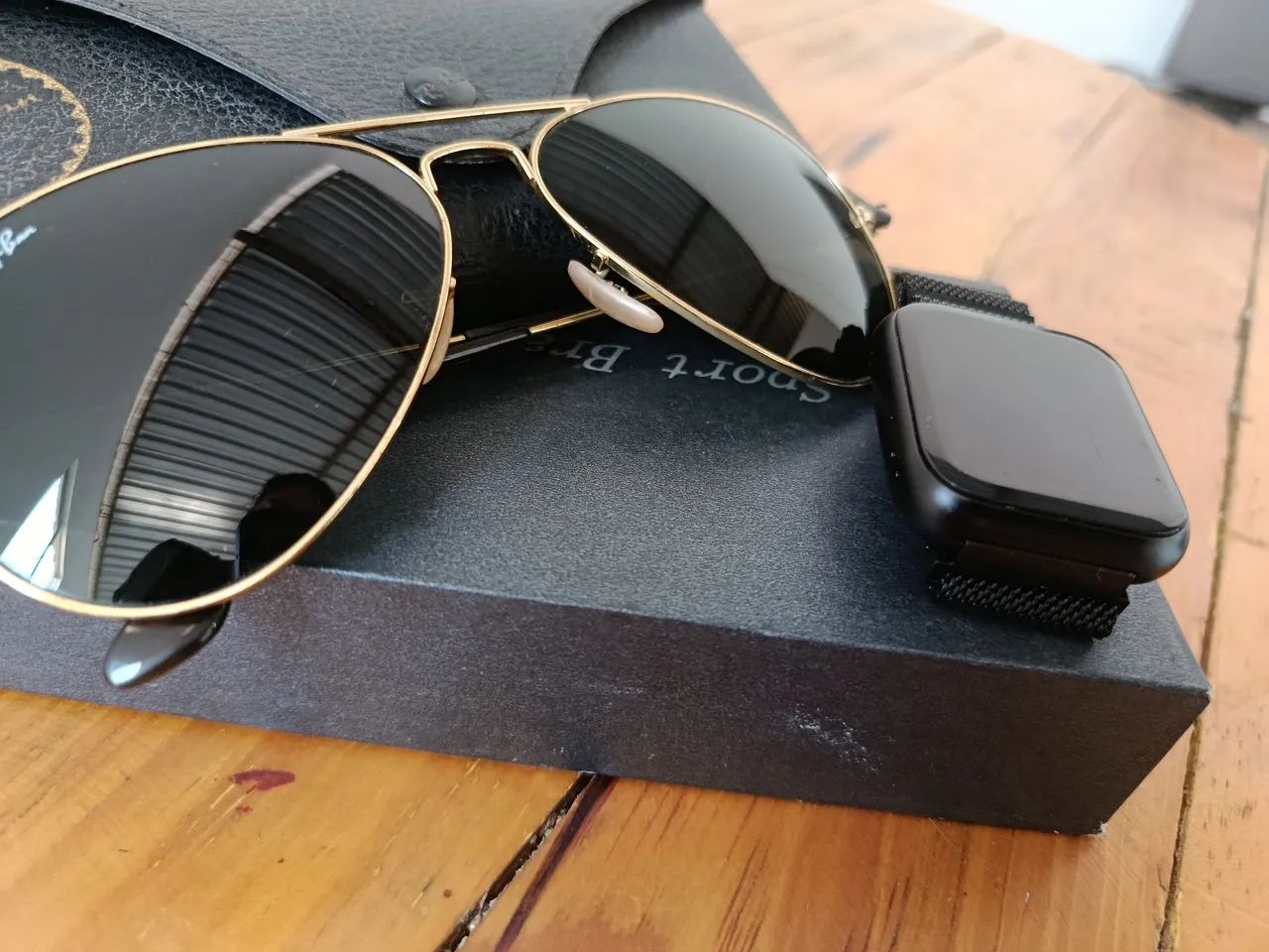 Óculos Ray Ban e Relógio Smartwatch  - Foto 3