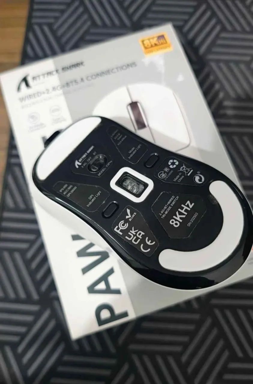 Mouse gamer Attack Shark X3 pro 8k - Foto 2