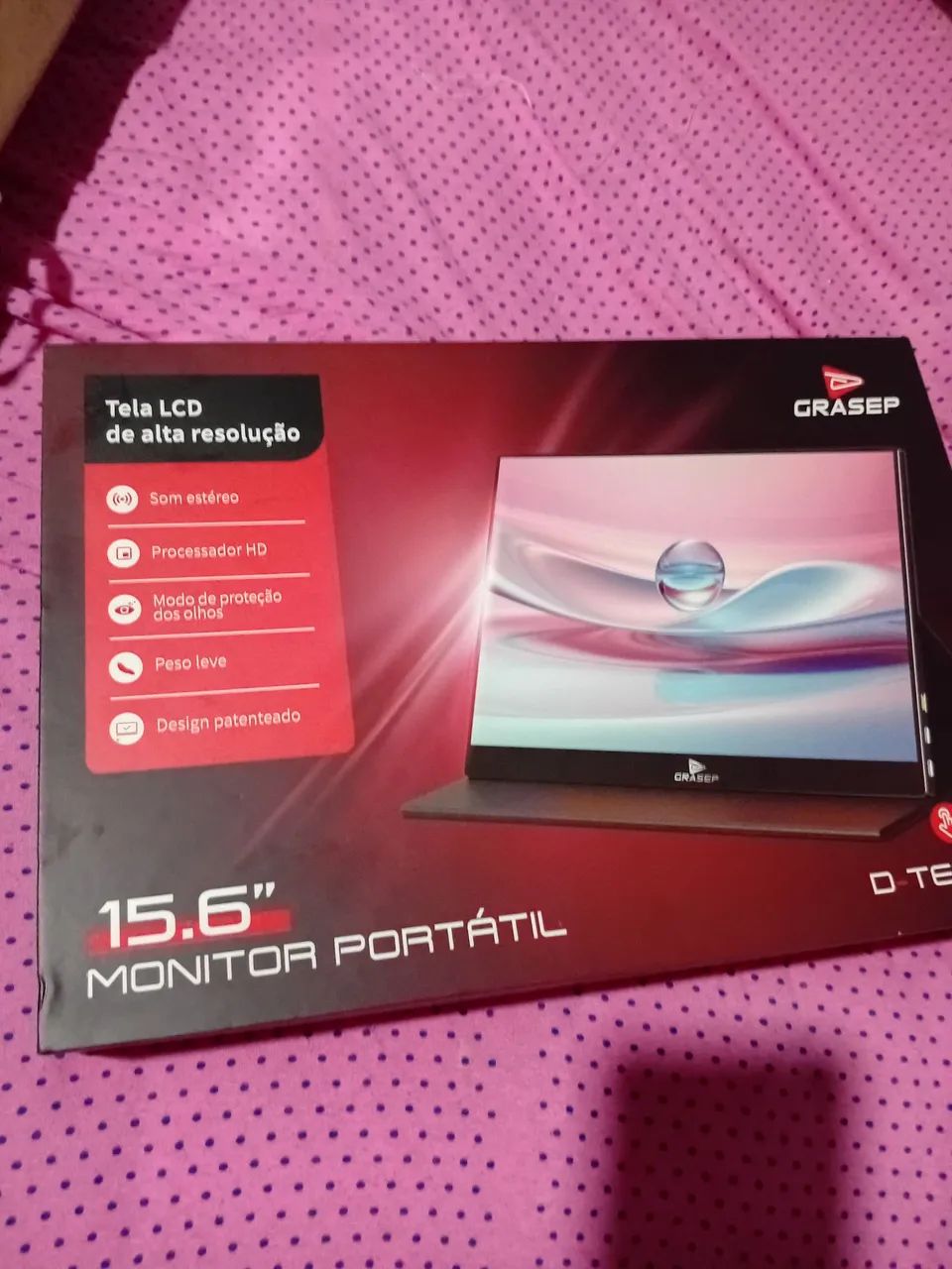 Monitor portátil 15.6 polegadas tela de LCD alta resolução  grazep - Foto 2