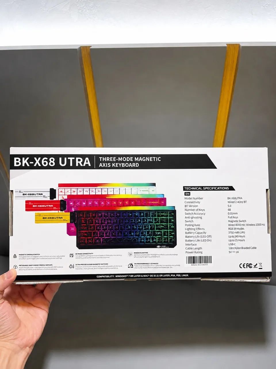 Teclado magnético BK-X68 ultra  - Foto 2