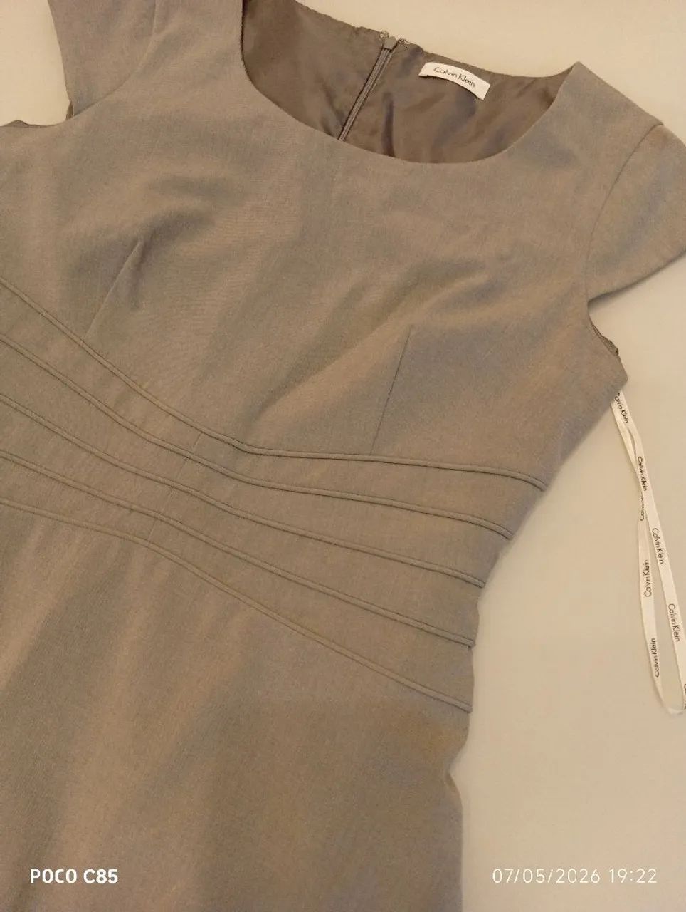 Vestido cinza Calvin Klein  - Foto 2