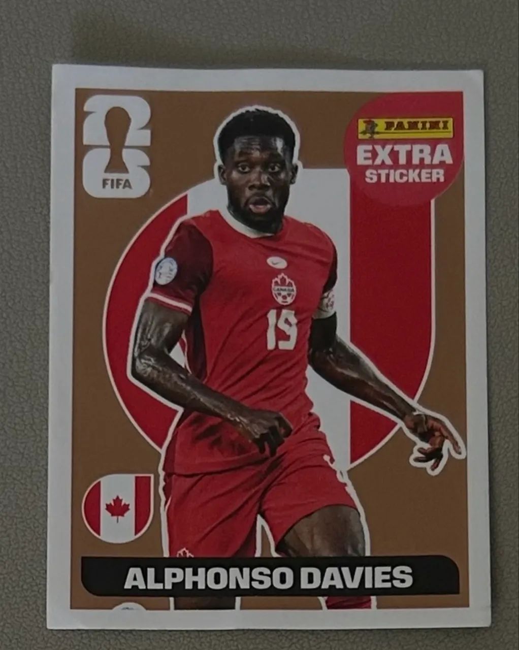 Davies Legend Bronze - Copa do Mundo 2026 - Panini