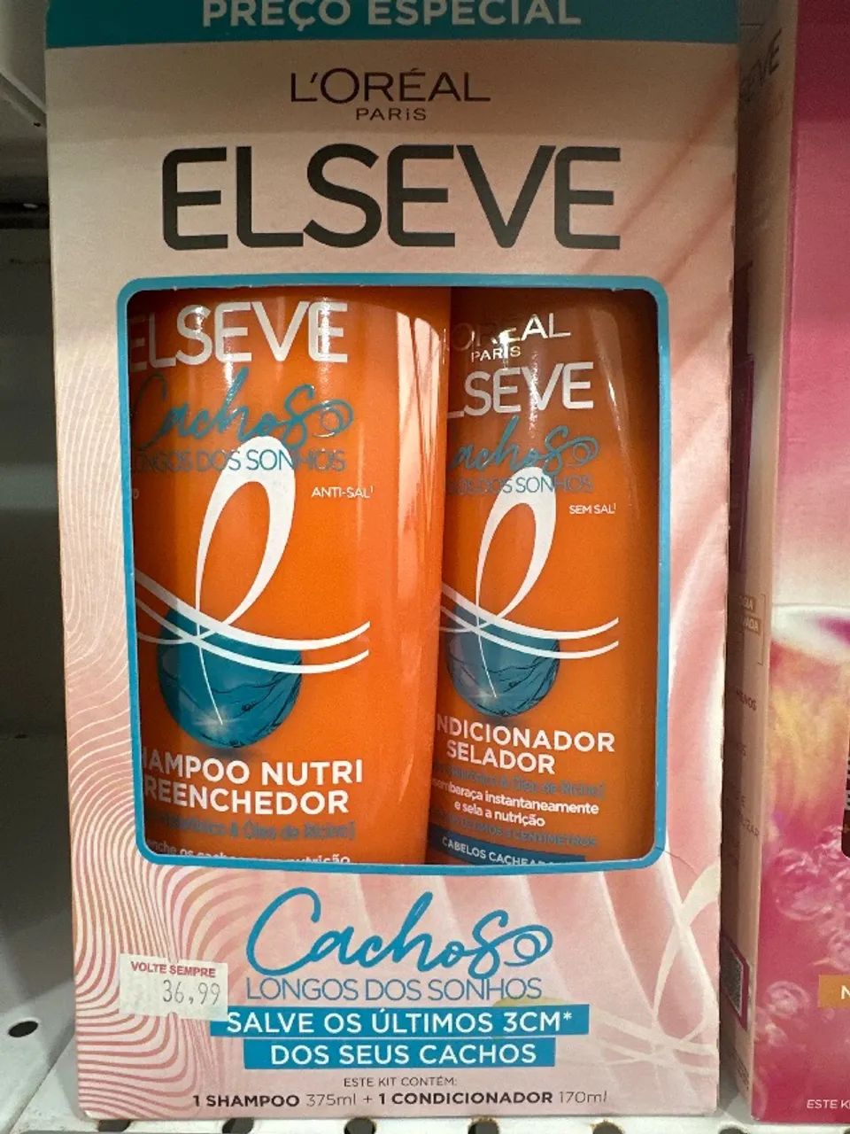 KIT ELSEVE SHAMPOO E CONDICIONADOR 