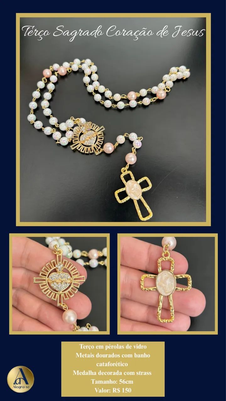 Terço sagrado coração de jesus 