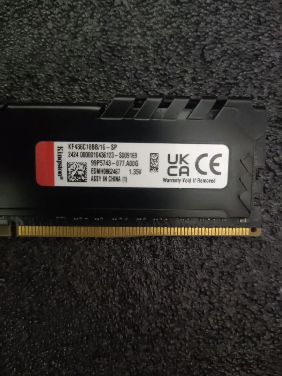 Memória RAM Kingston FURY Beast 16GB DDR4 3600MHz CL18 (Testada 100% OK) - Foto 2