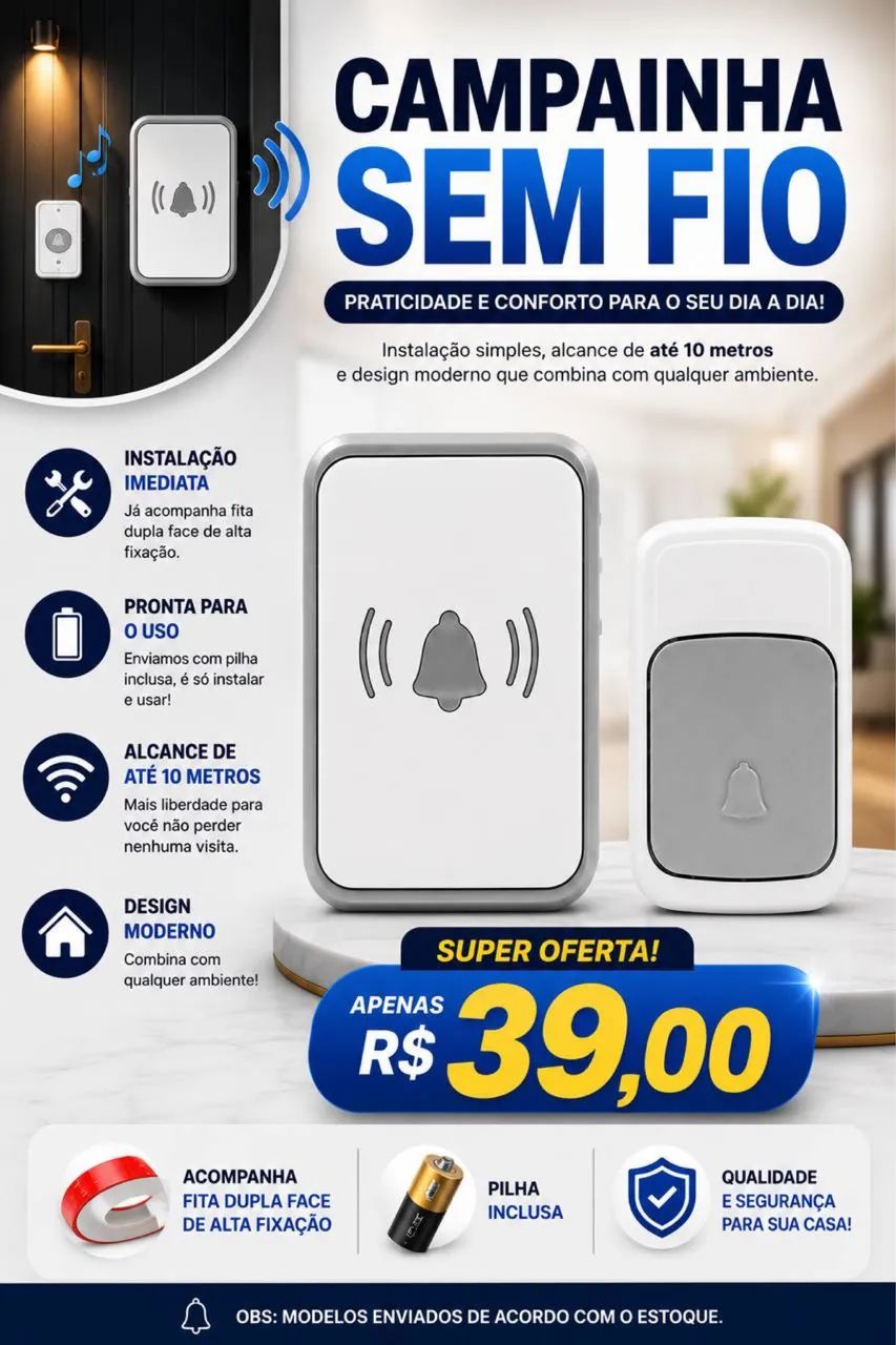Capanhia sem fio com longo poder de alcanse 