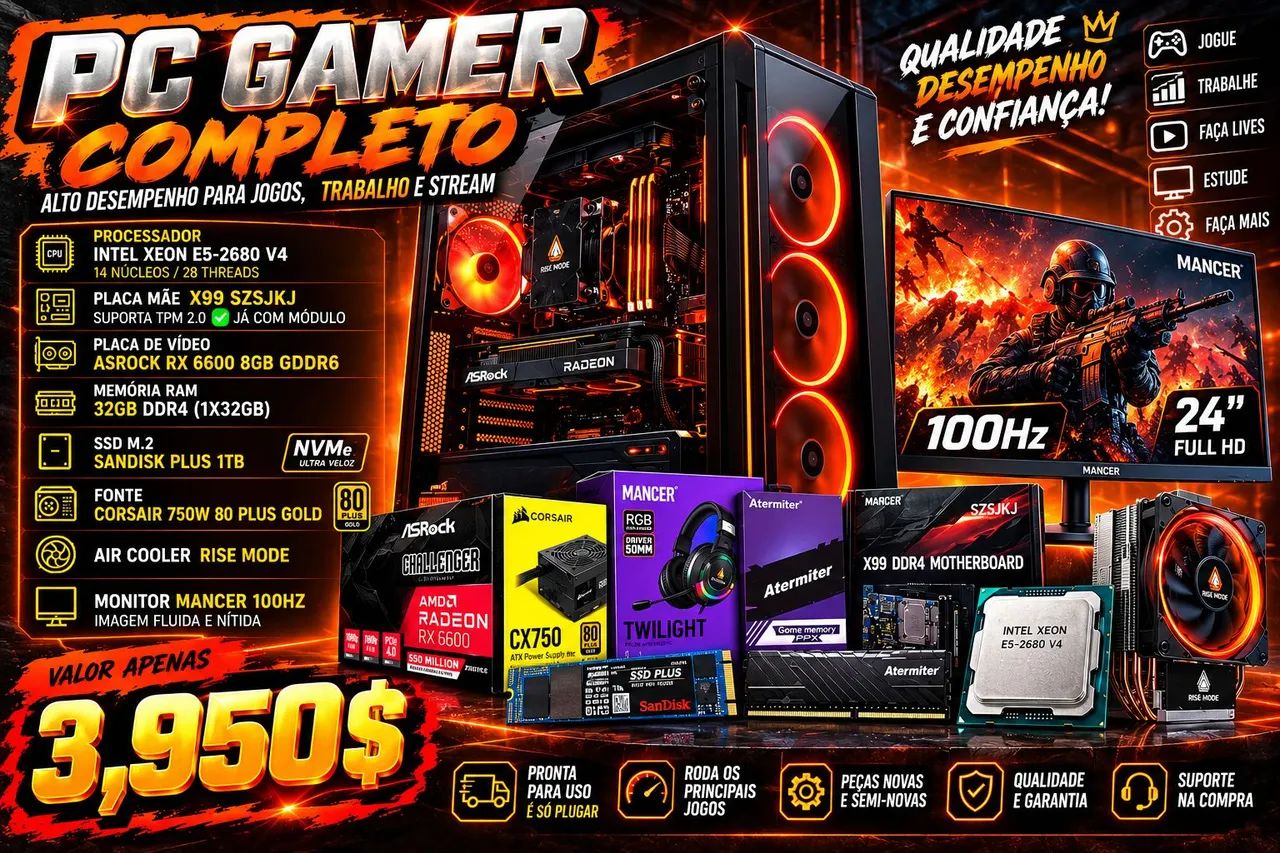 Kit PC X99 xeon 2680 V4