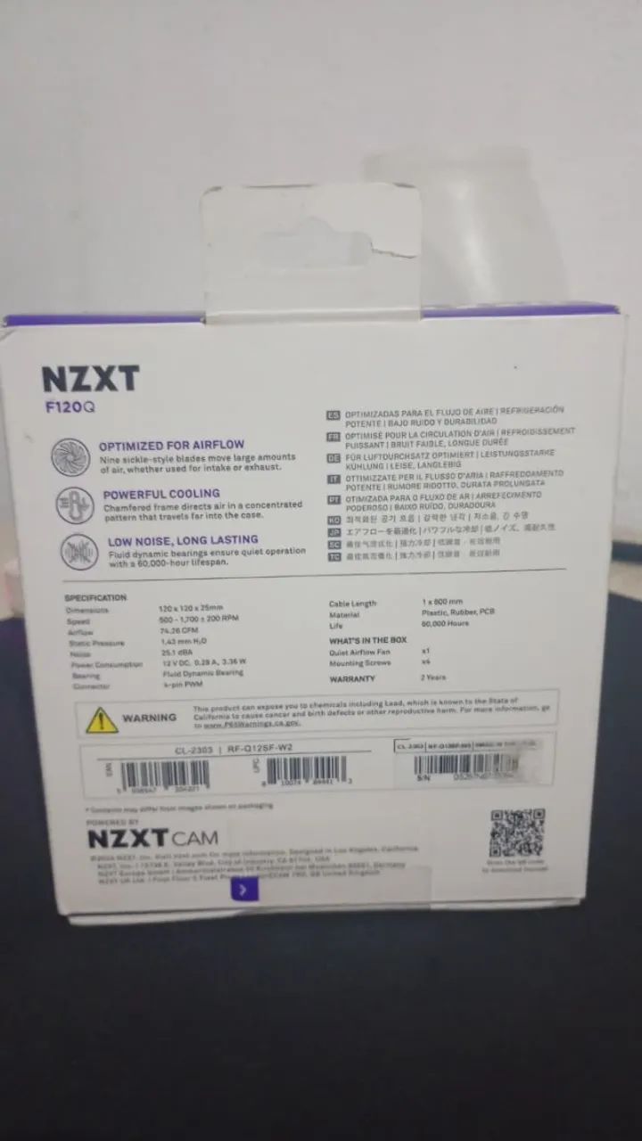 Fan NZXT F120Q BRANCA - Foto 2