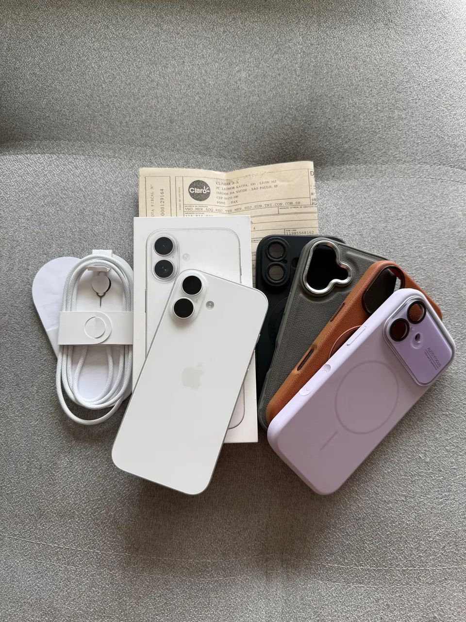 iPhone 17 256Gb Branco com nota fiscal e garantia