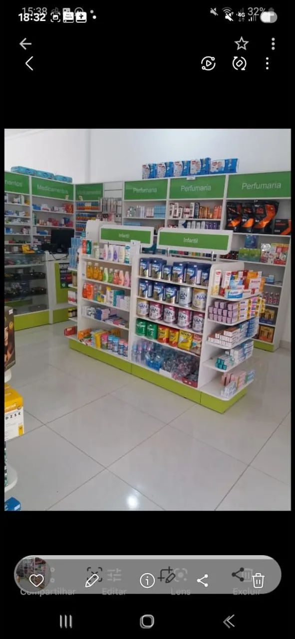 Mobília de Farmácia Completa 