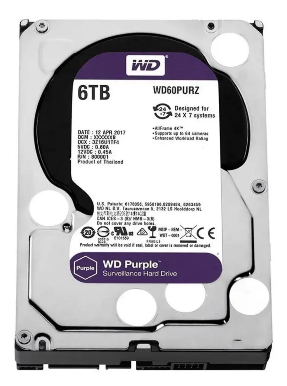 HD 6 TB WD PURPLE 
