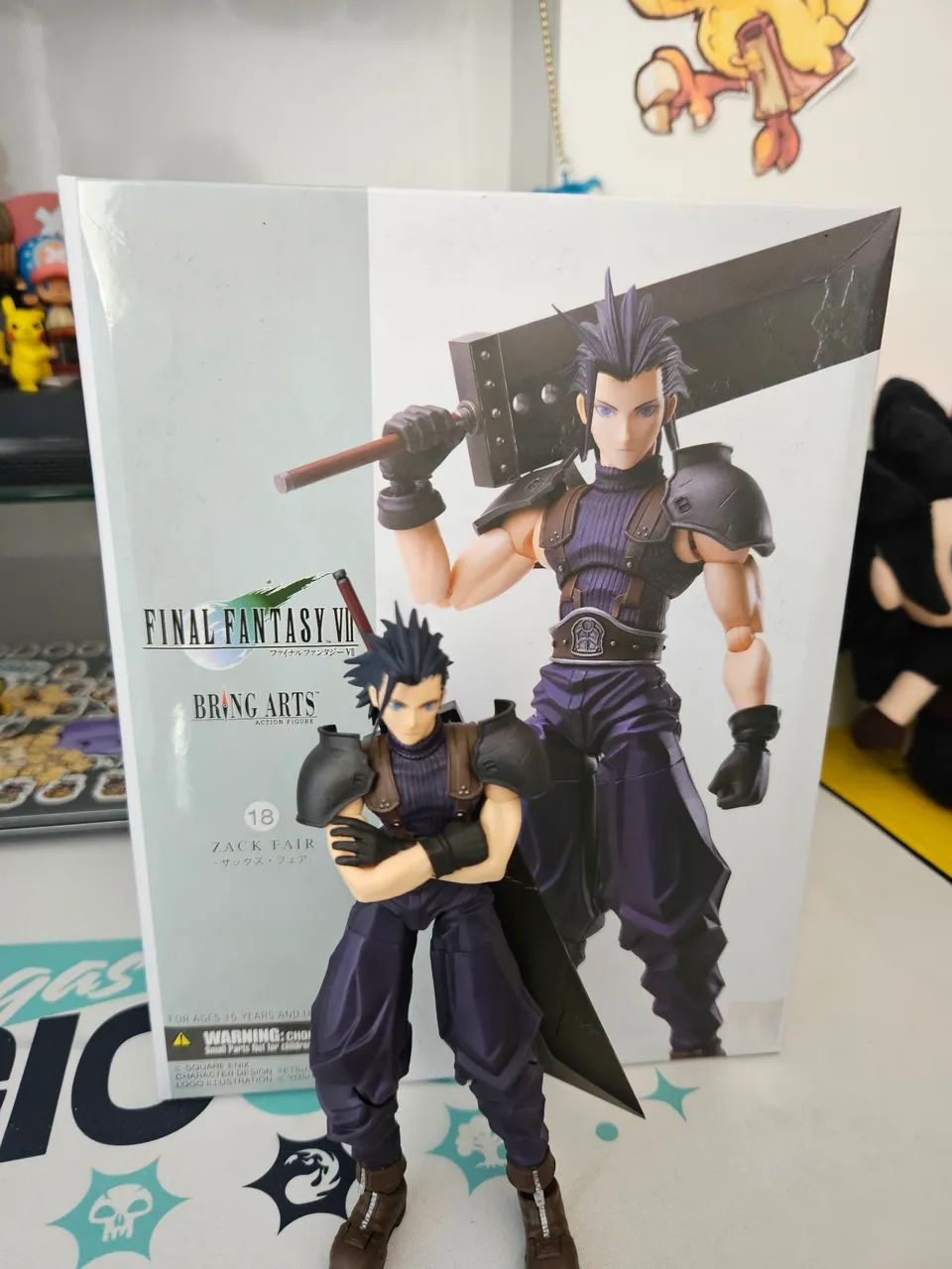 FINAL FANTASY VII PLAY ARTS Vol.1 3点セット Final Fantasy VII Action Figure Bring Arts Zack Fair - Hobbies e
