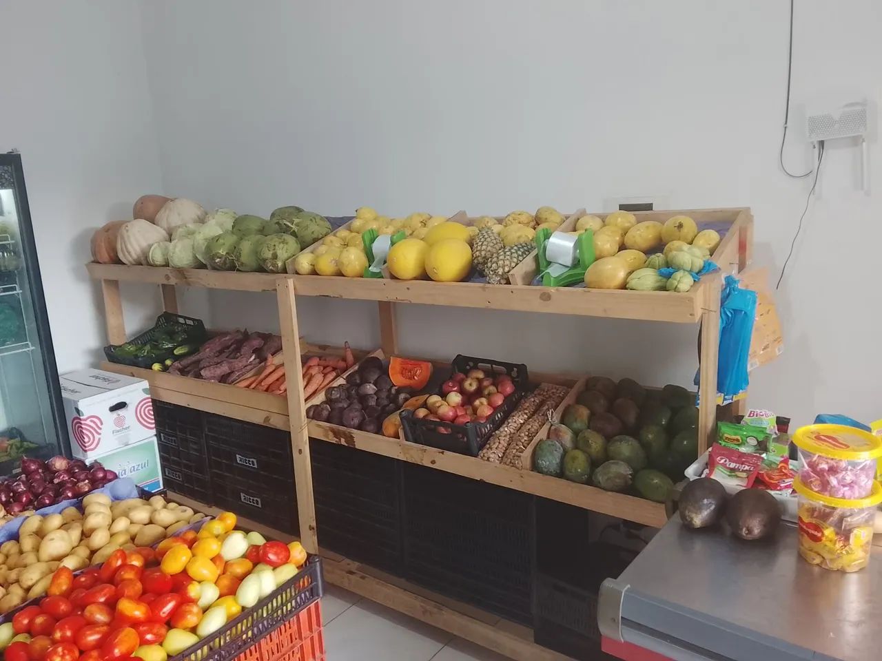 Expositor de Madeira de Frutas  - Foto 2