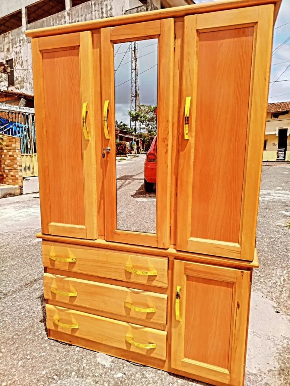 GUARDA ROUPA DE SOLTEIRO - COMPLETO MADEIRA TATAJUBA  - Foto 5