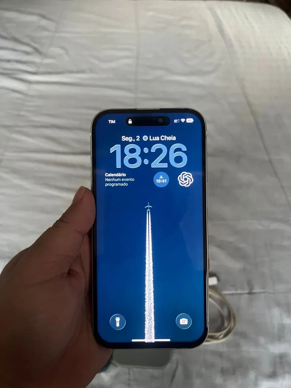 iPhone 15 - 256 GB - Amarelo - Perfeito estado