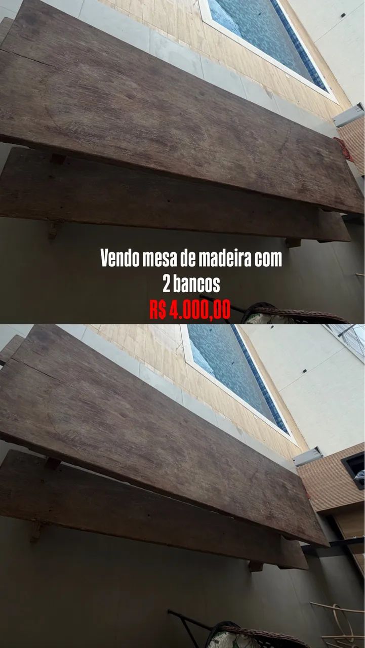 Mesa de madeira 