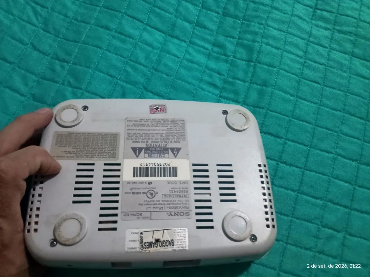 PsOne ( com leitor dando áudio e vídeo porém imagem ruim e revisar leitor) - Foto 4