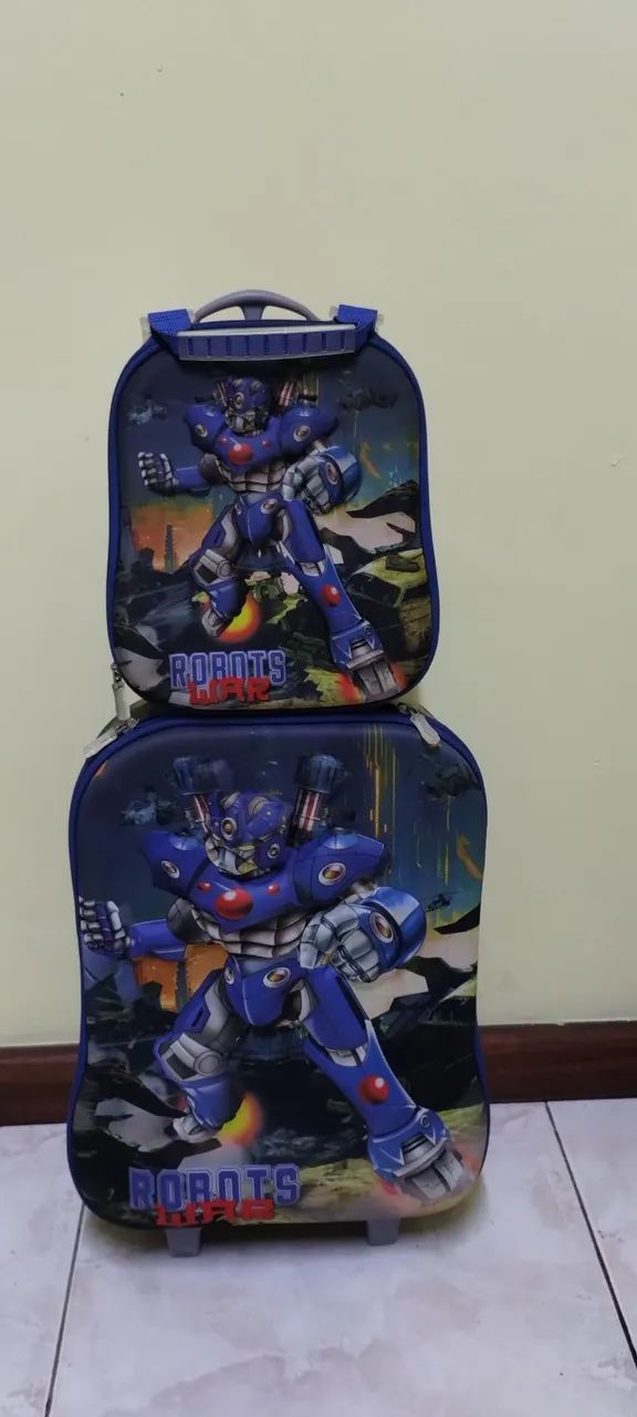 Mochila Transformers de carrinho roda 3D  - Foto 4