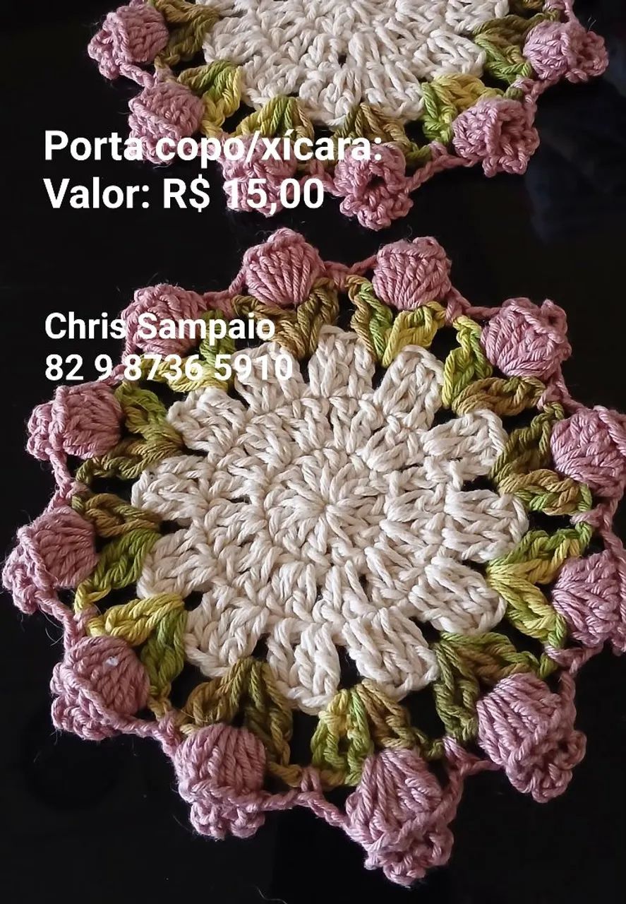 Tapetes em croche - Foto 3