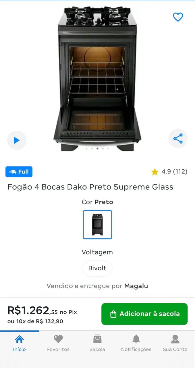 Fogão Dako 4 bocas - Foto 3