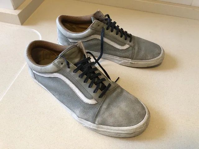 Tênis Vans Old Skool - Todo Em Couro Tam. 45/46 (13us) - Foto 3