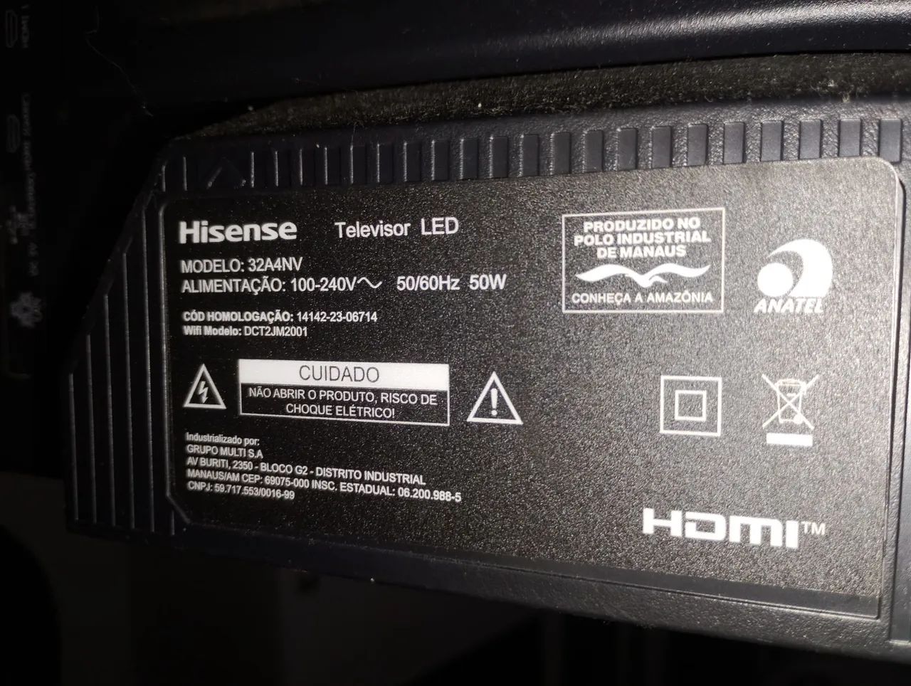 Tv Hisense 32 polegadas Smart Nova (Tenho a Nota) - Foto 2