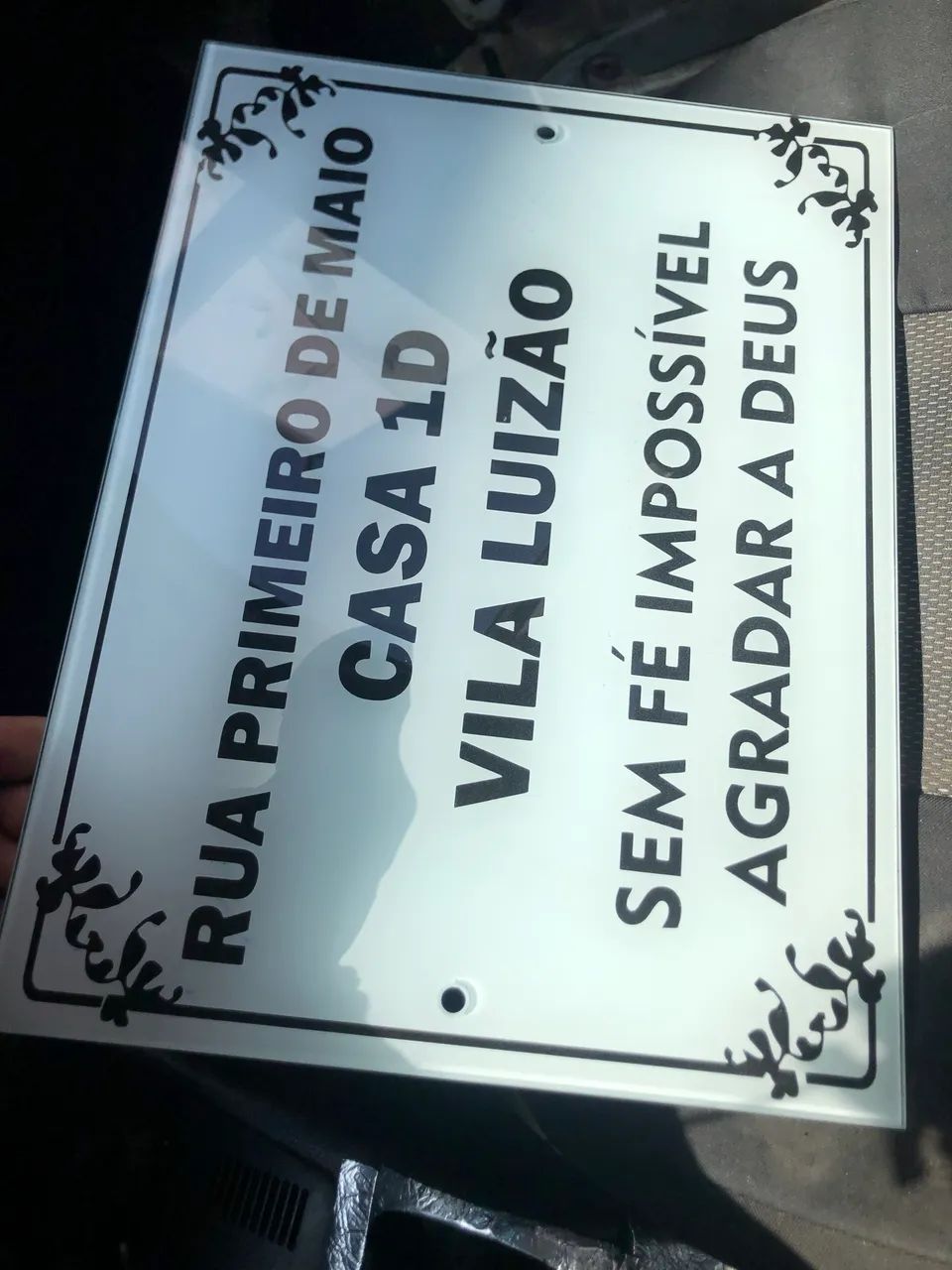 Placas de endereço de alta qualidade e durabilidade 
