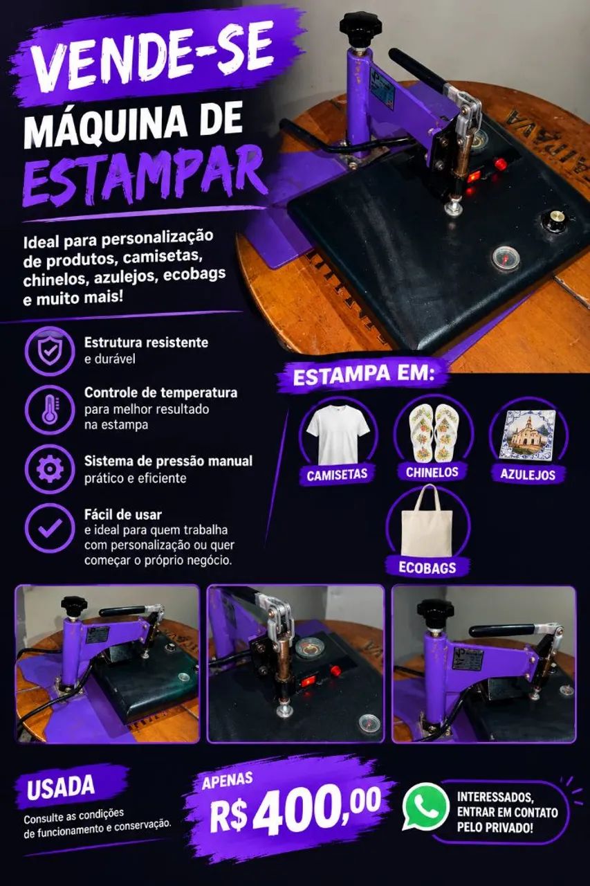 Máquina de estampa
