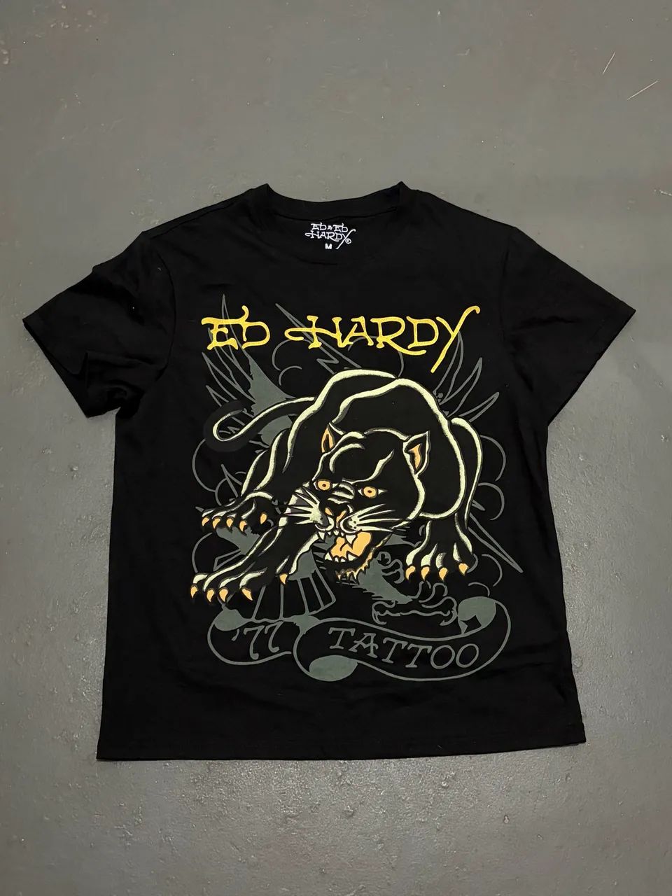 Camiseta ed hardy pantera 