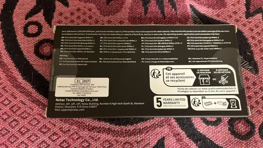 SSD NVMe 500gb Netac 3500mb/s - Foto 2