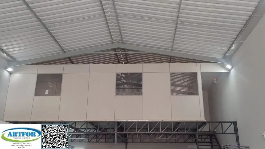 Divisórias Ambiente na Cor Cimento Queimado. Venda com Instalação Inclusa. Artfor.com.br - Foto 3