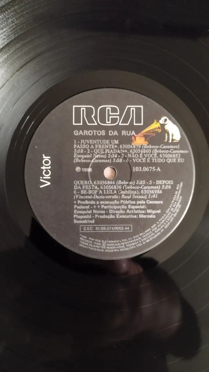 LP Vinil Garotos Da Rua - Juventude Um Passo A Frente (1986) VG+ - Foto 5
