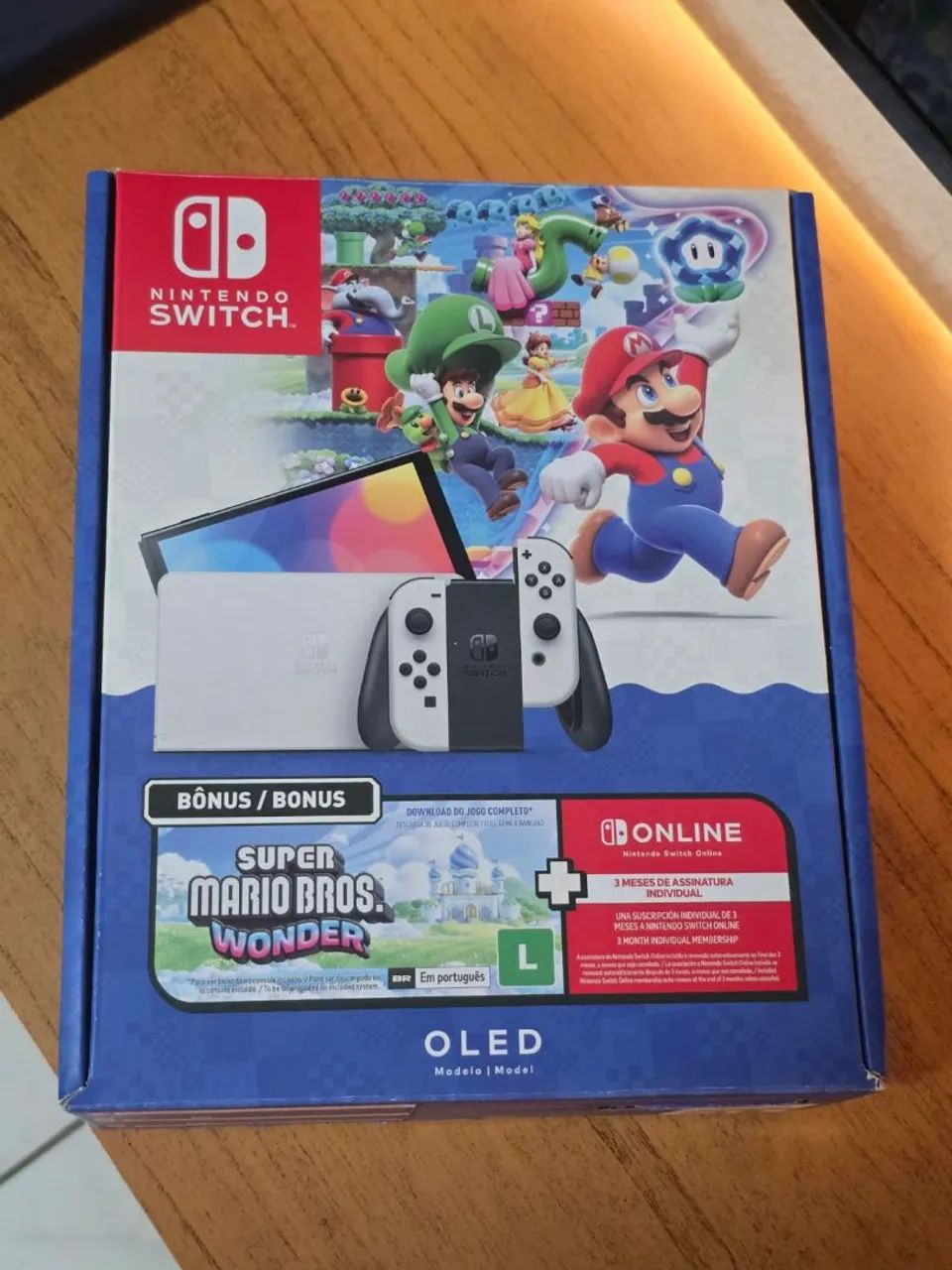 NINTENDO SWITCH OLED LACRADO-ACEITO TROCAS