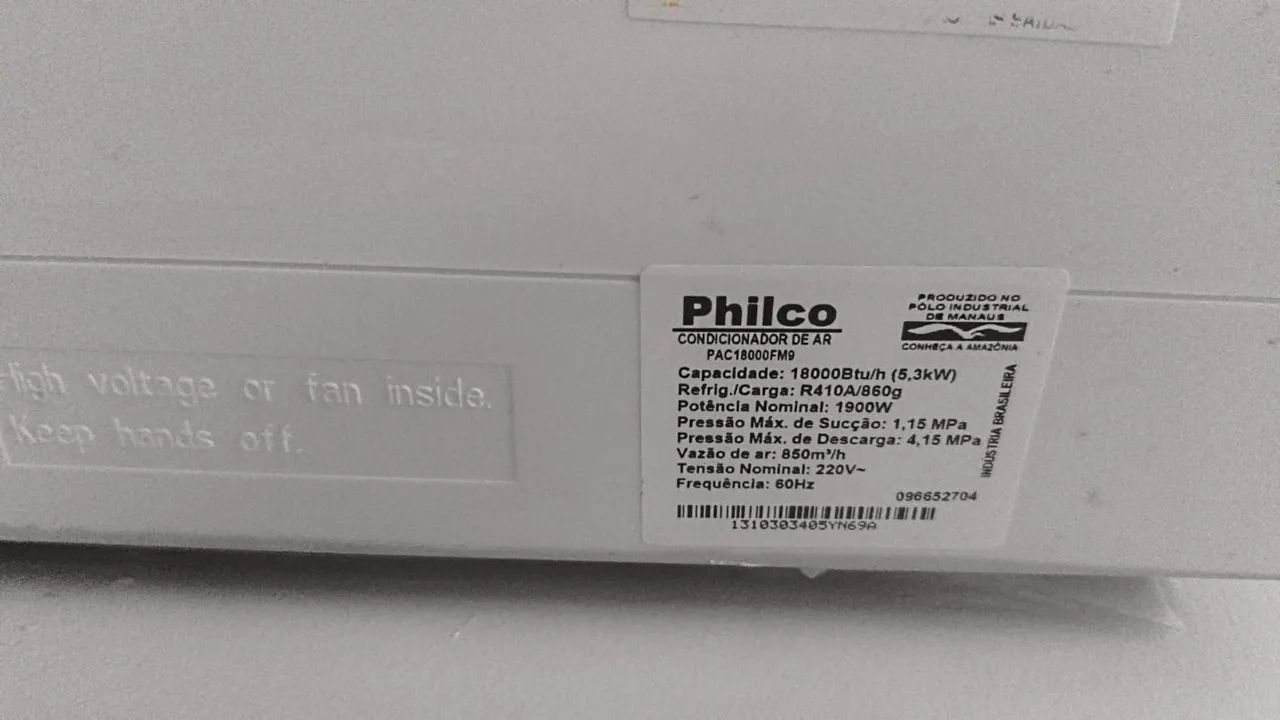 AR CONDICIONADO SPLIT - 18000BTU - Foto 2