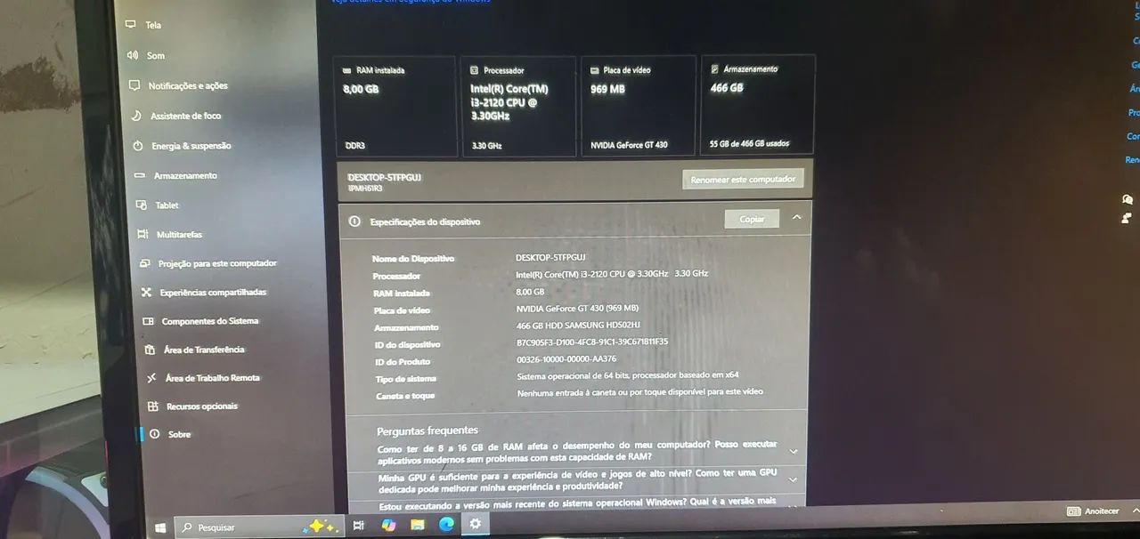 Vendo Pc com todos os acessorios - Foto 3